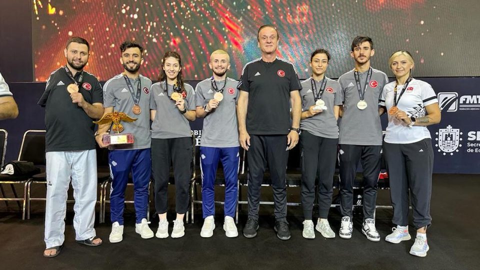 Milli para tekvandocular Dünya Şampiyonası’nı 7 madalyayla tamamladı